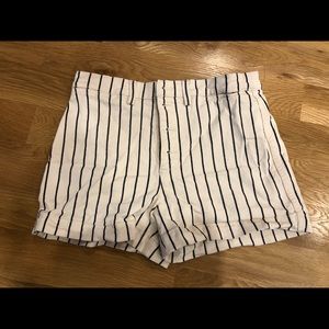 striped shorts